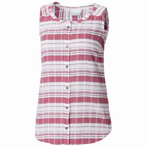 Columbia Ropa Casual Summer Ease™ Sin Mangas Mujer Rosas/Blancos (391SUXQOF)